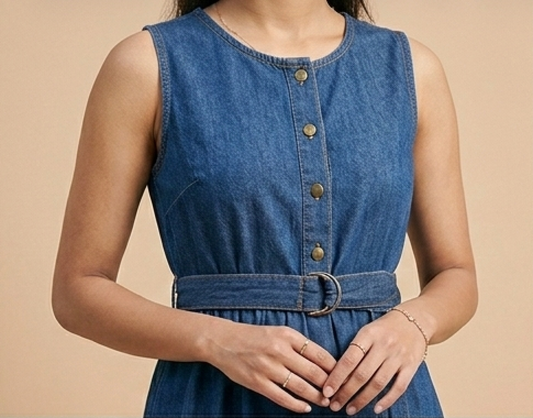 Blue Denim Dress