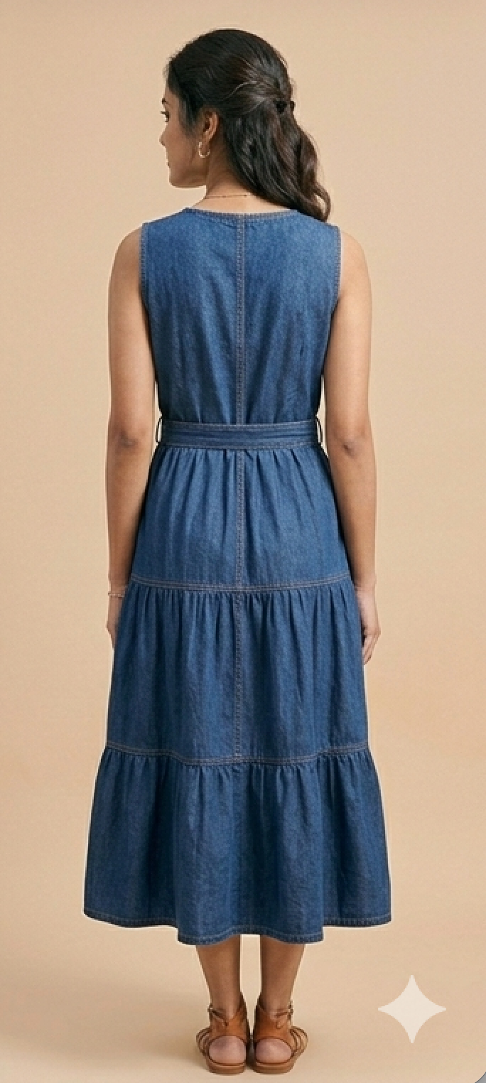 Blue Denim Dress