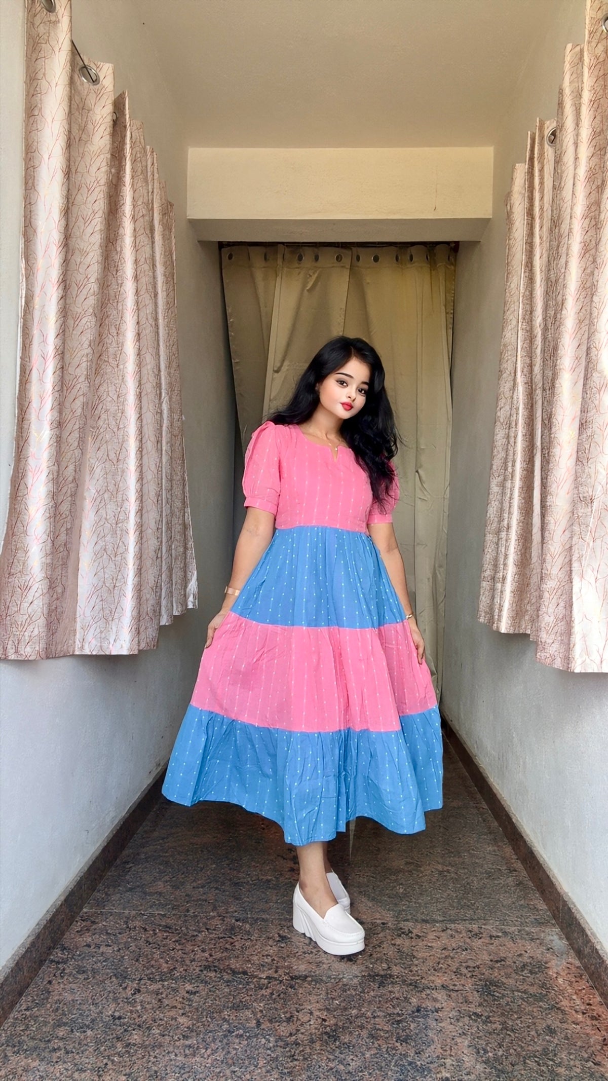 Cotton Candy - Pink & Blue Dress