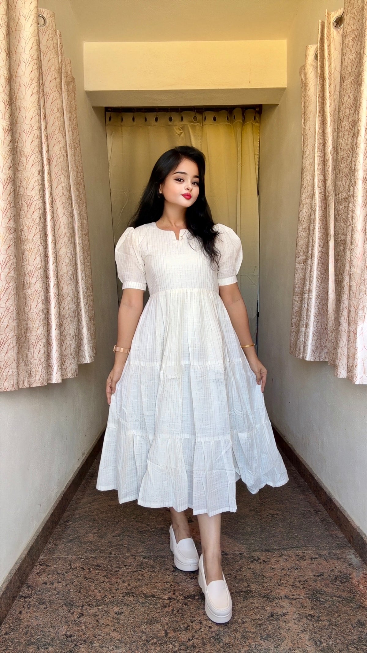 Starlight Shimmer Lurex Maxi Dress