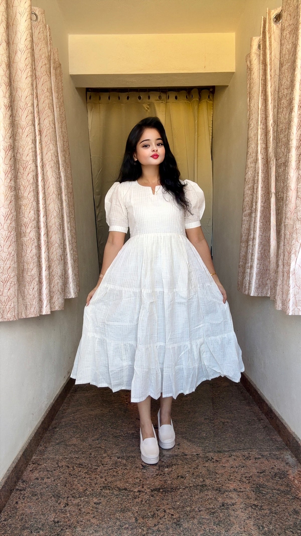 Starlight Shimmer Lurex Maxi Dress