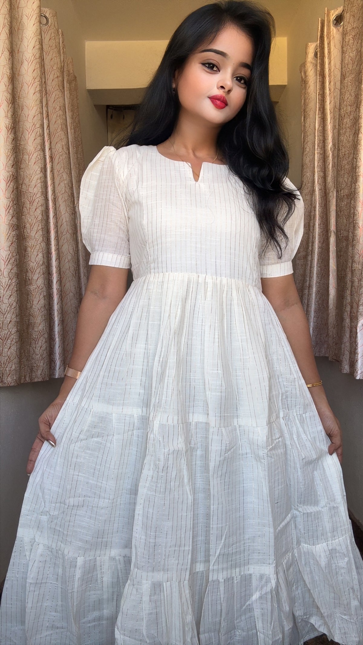 Starlight Shimmer Lurex Maxi Dress