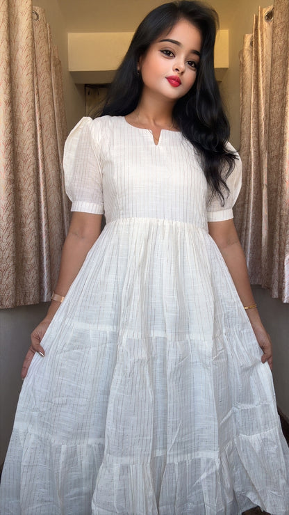 Starlight Shimmer Lurex Maxi Dress