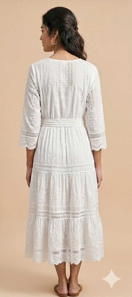 White Hakoba Dress